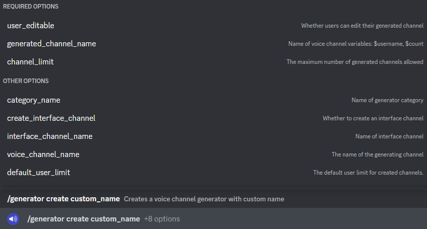 Creating a custom name generator