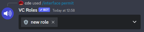 Permitting a user