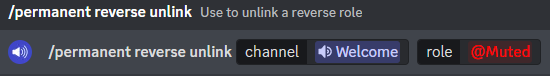 Permanent Reverse Unlinking a channel